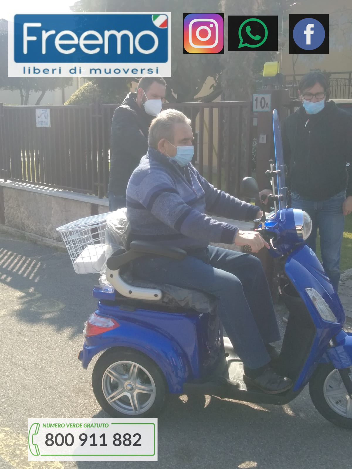 Vendita scooter elettrico modello Trio a Bussolengo